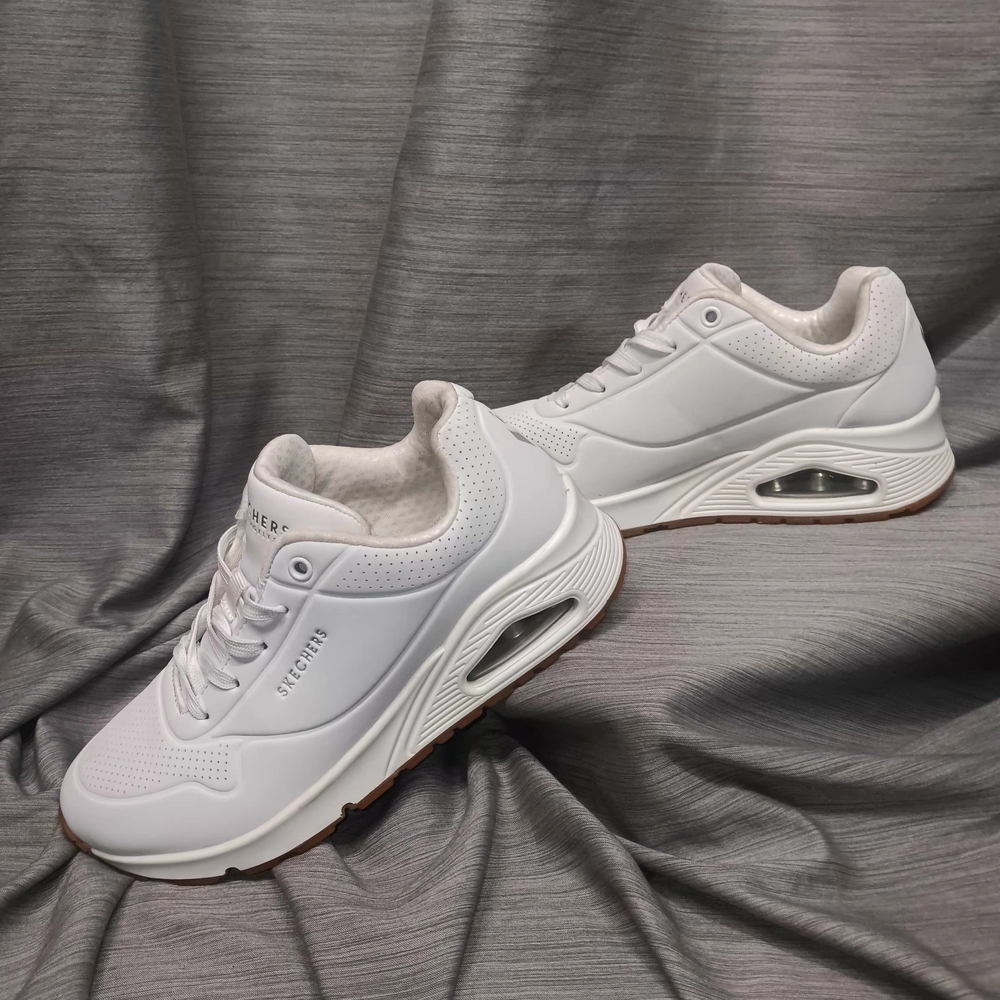 Sold.  White Skechers Athletic Sneakers